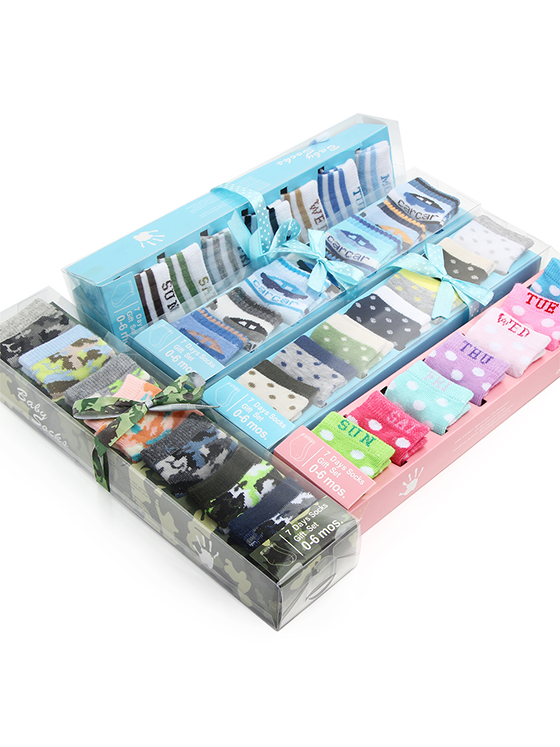 SH32-Pack of 7 Baby Socks