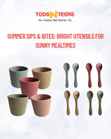 Summer Sips & Bites: Bright Utensils for Sunny Mealtimes - Tods N Teens