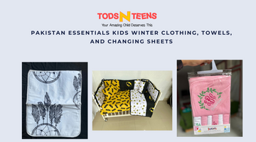 Pakistan Essentials Kids Winter Clothing, Towels, and Changing Sheets