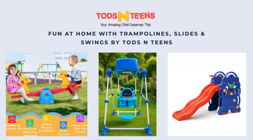 Fun at Home with Trampolines, Slides & Swings by Tods N Teens