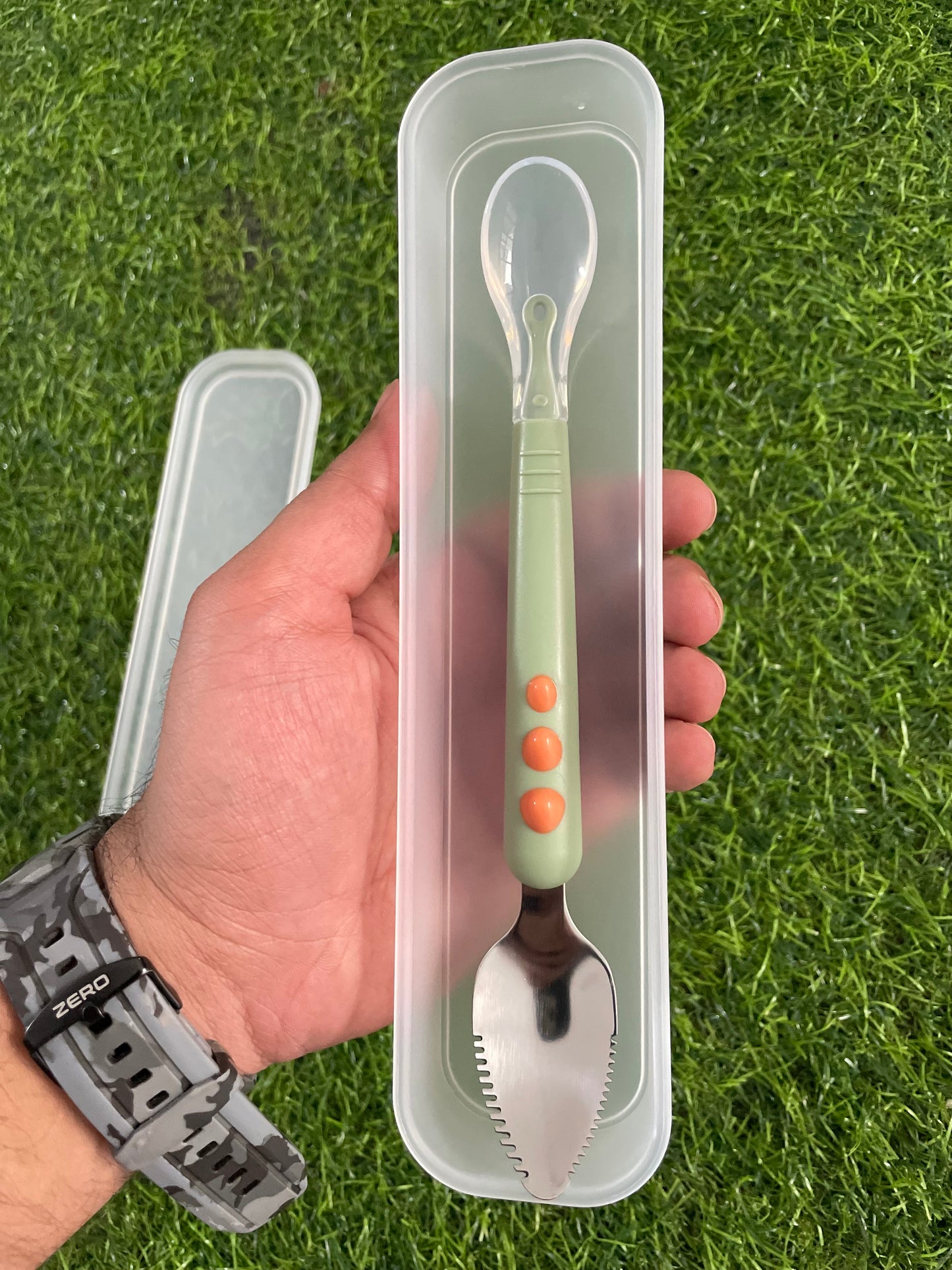 FE128-Scrapping Spoon Double Sided