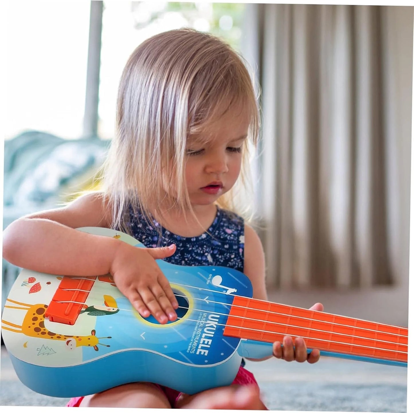 Ukulele Performer Musical Instrument Plastic Guitar-8083B
