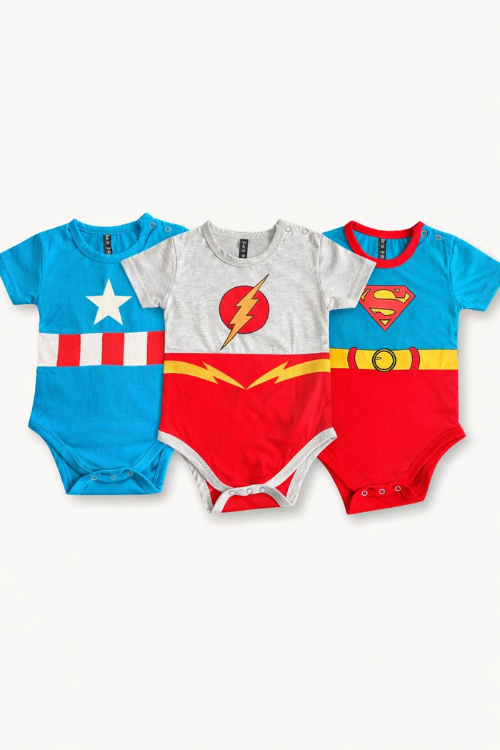 SuperHero Bodysuits (3-18M)