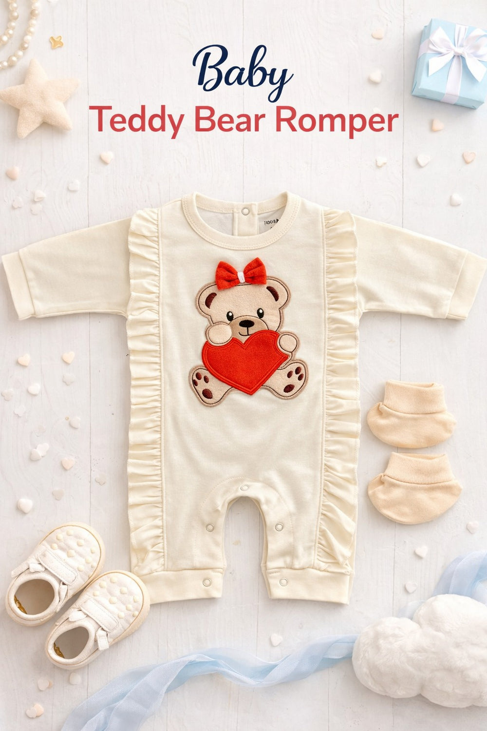 Teddy Ruffle Love (0-36M)