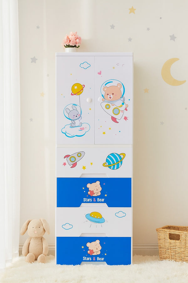 Space Theme 7 Layer Wardrobe