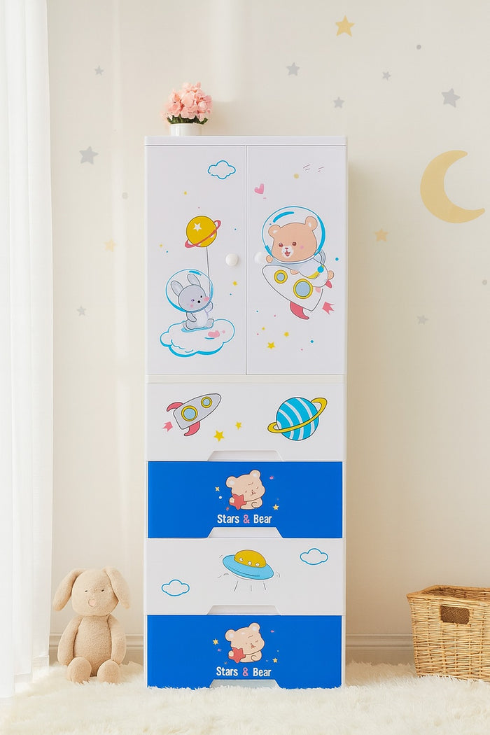 Space Theme 7 Layer Wardrobe