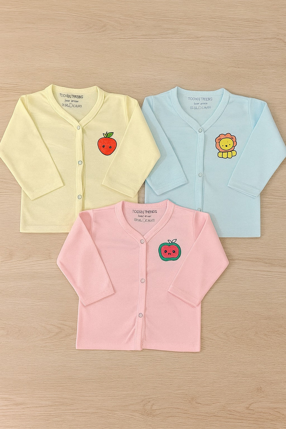 VP34-Pack of 3 Character Vest (0-9M)