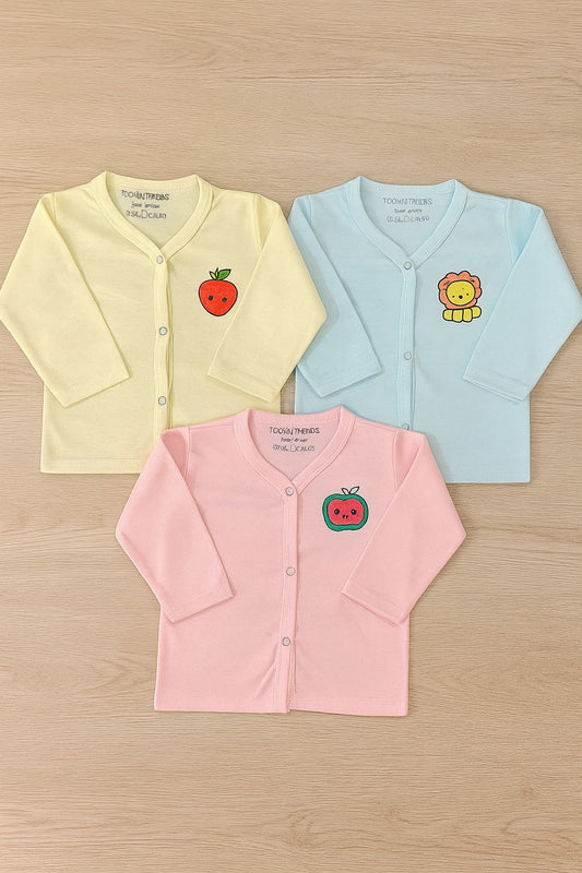 VP34-Pack of 3 Character Vest (0-9M)