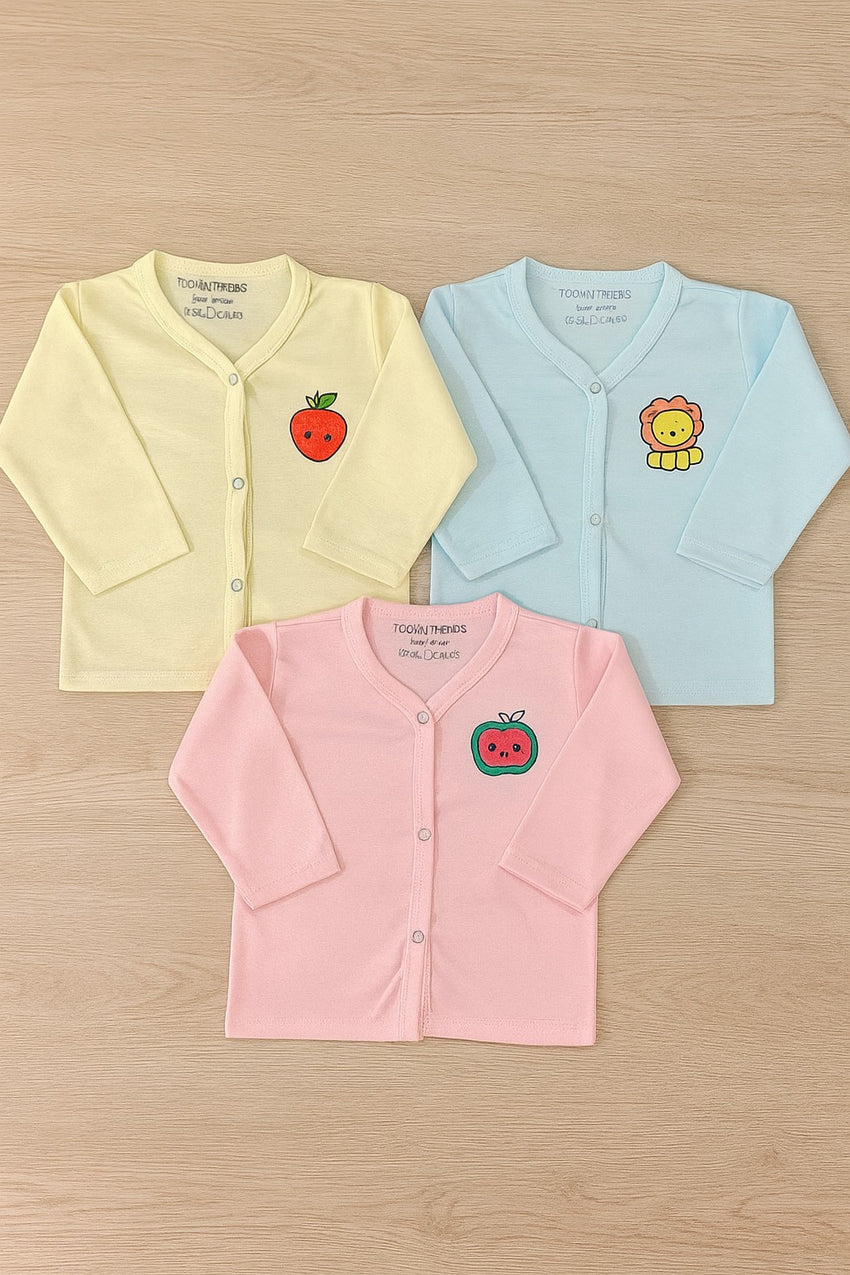 VP34-Pack of 3 Character Vest (0-9M)