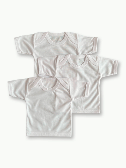 Pack of 3 Baby Vest (0-12M)