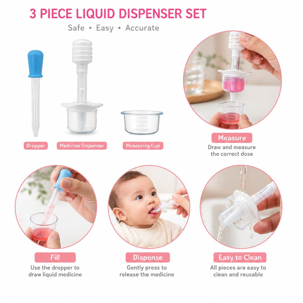 3 pc liquid Dispenser set