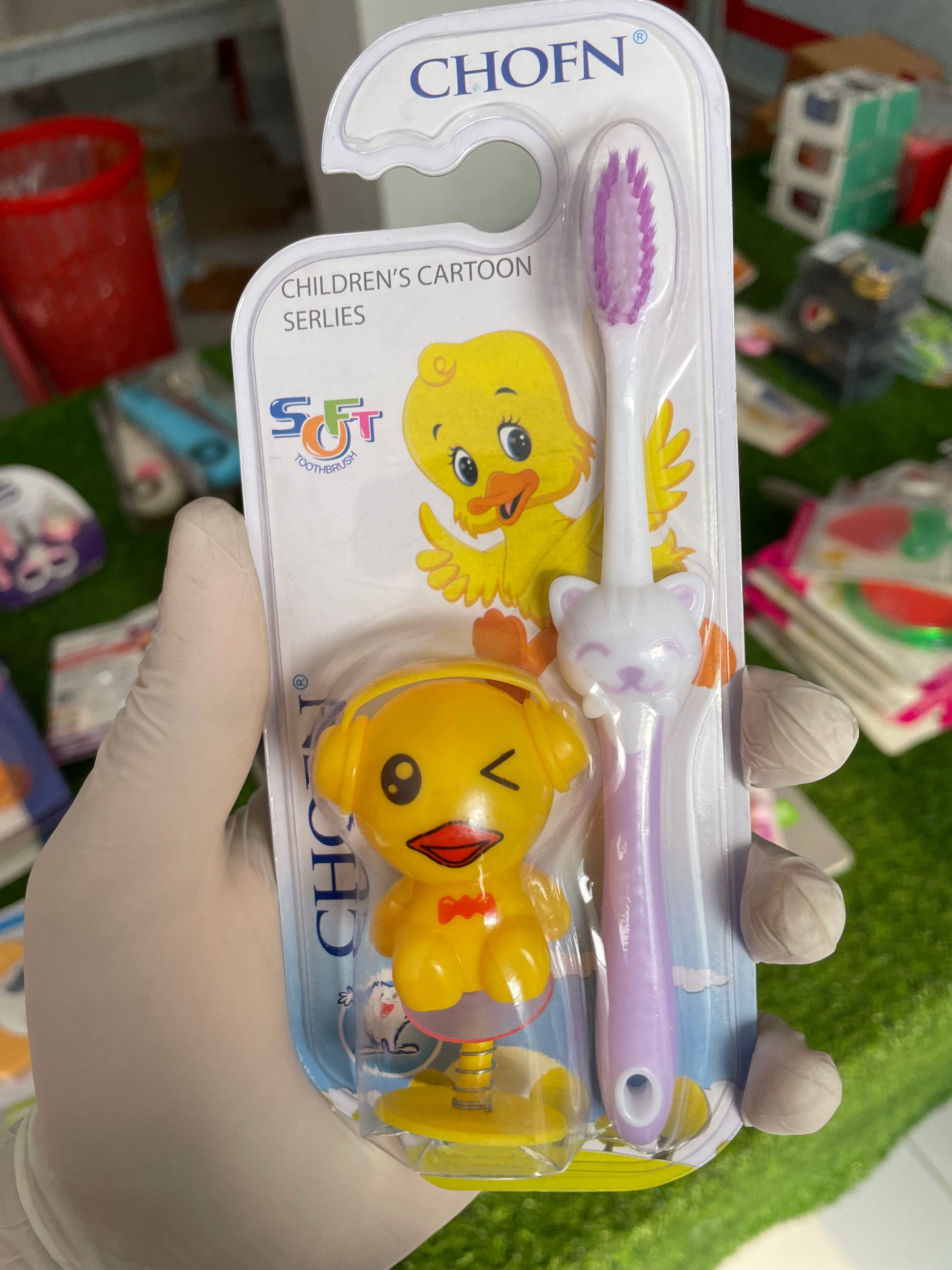 FE92-Toothbrush with Toy