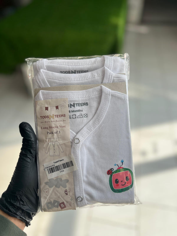 VP34-Pack of 3 Character Vest (0-9M)