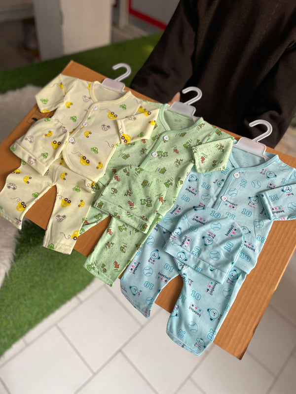 Pack of 3 Jhabla Sets (NB-3 M)