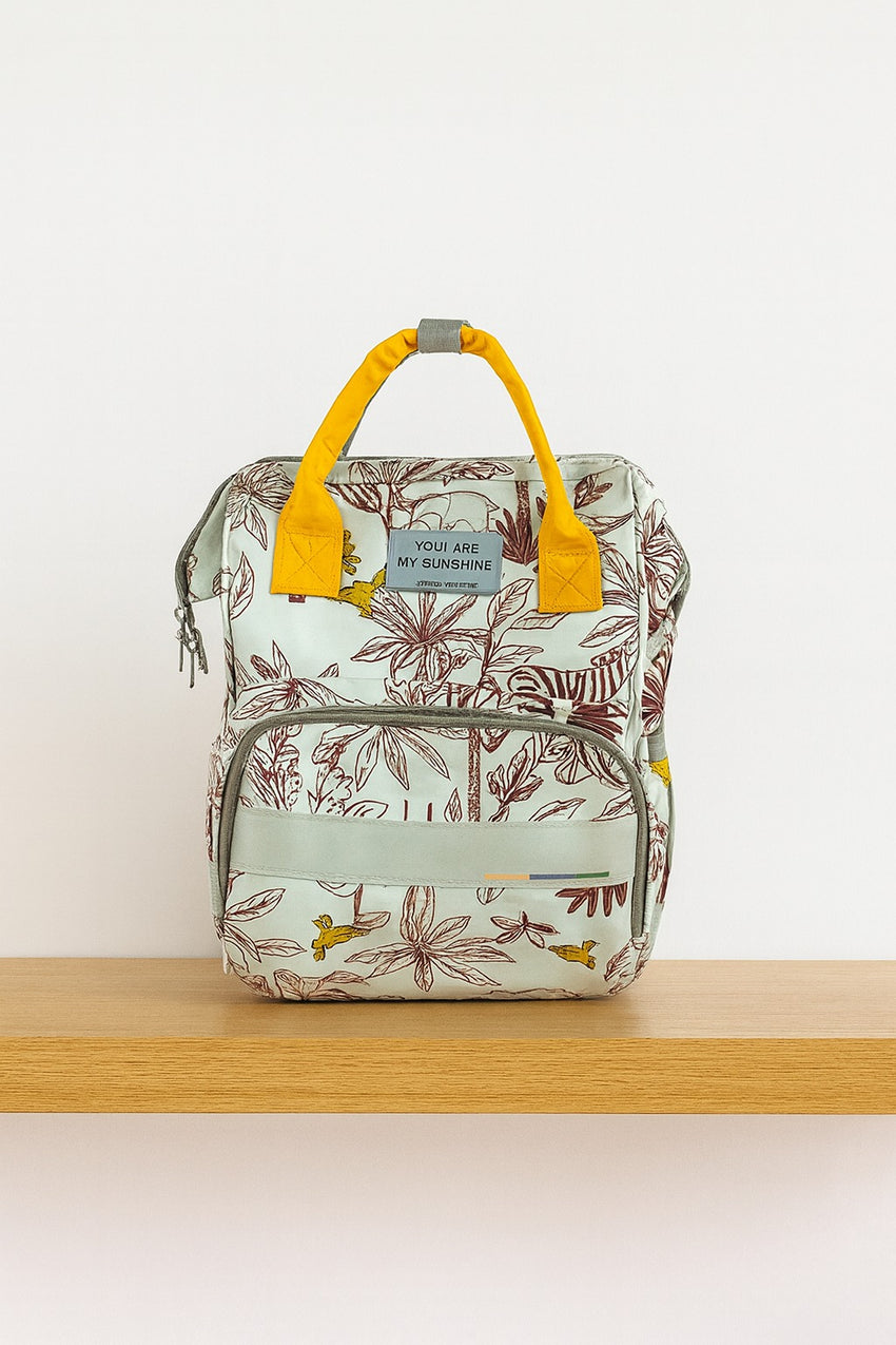 Pink Jungle Baby Diaper Bag-DB219