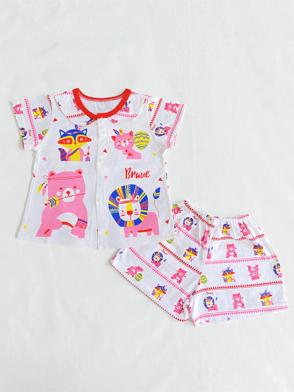 Cotton Short and Shirt Set