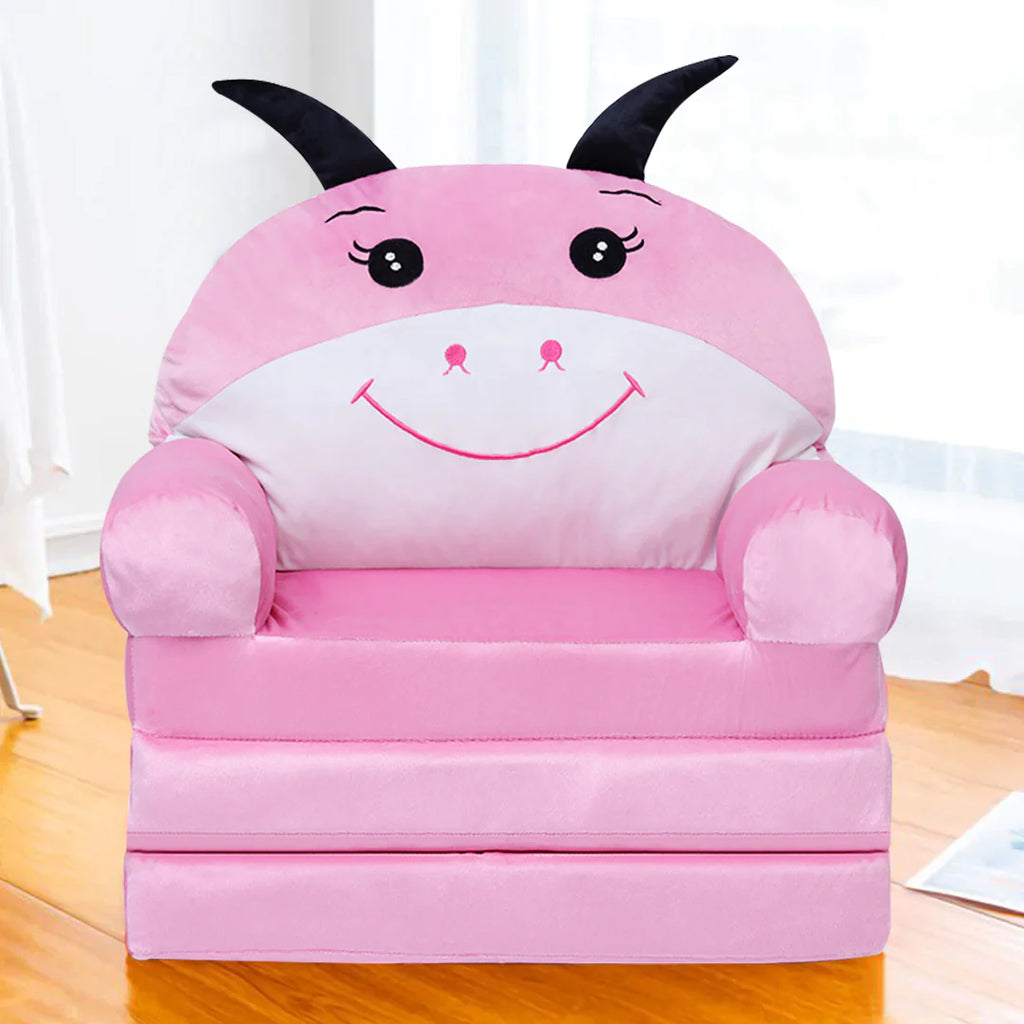 BG88-Pink Cow Sofa Come Bed