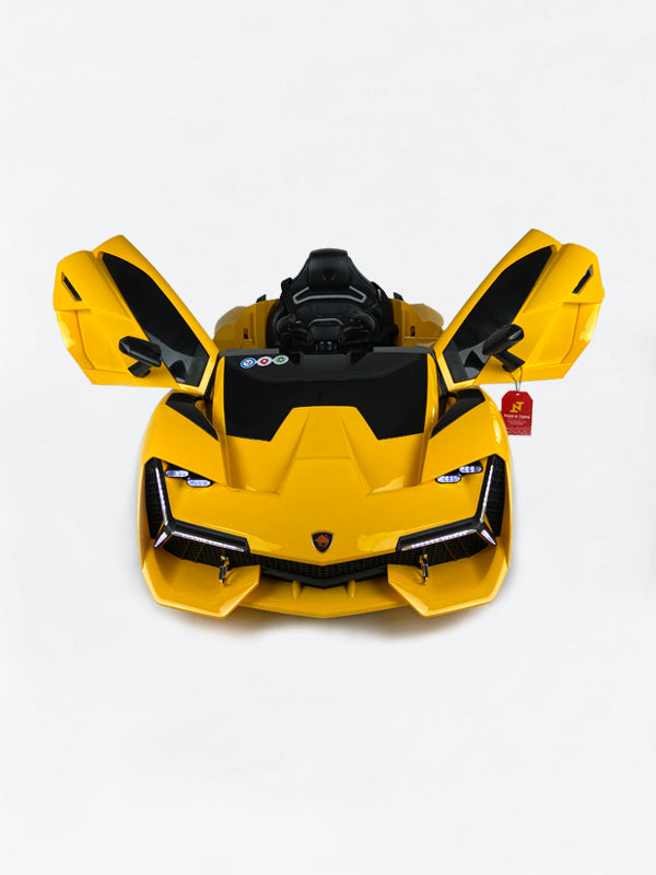 Luxurious Yellow Lamborghini Racing Electric Car C603 – TodsNTeens