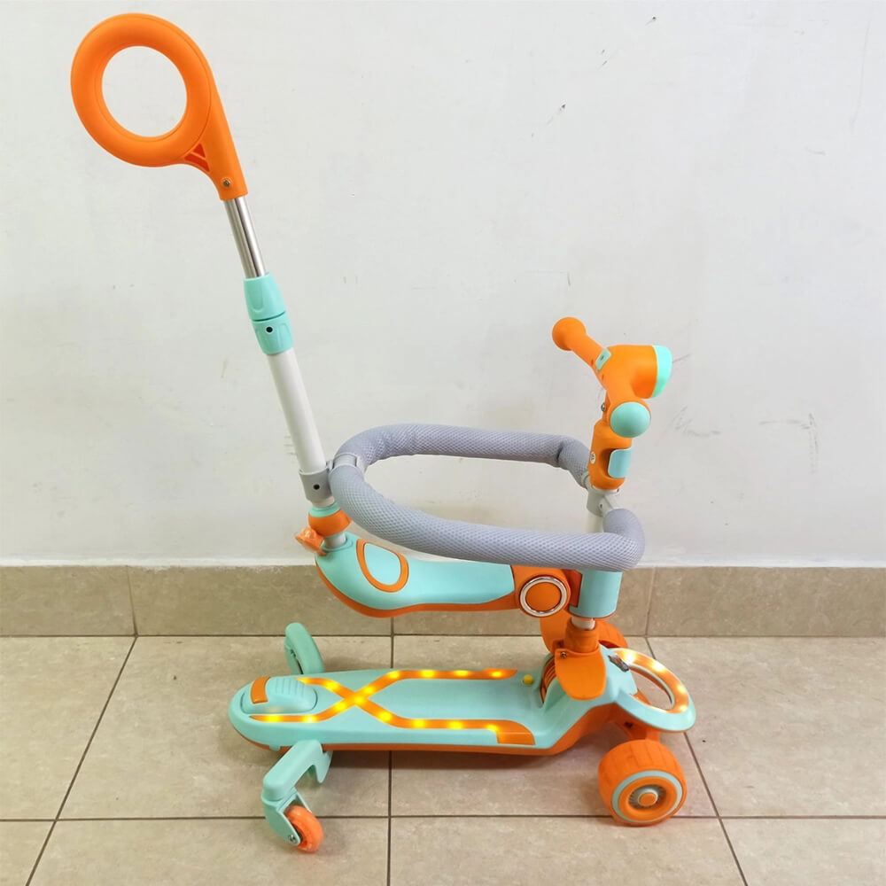 4-in-1 Multifunctional Kids Foldable Scooty-BZ-N-388