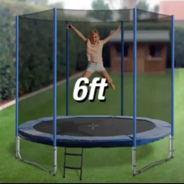 Trampoline With Net And Ladder-BZ-TRE-6