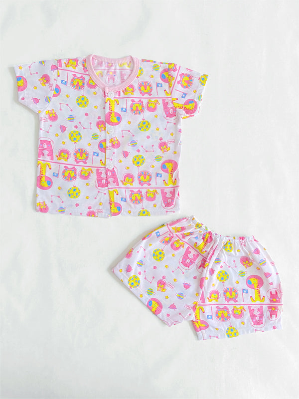 Cotton Short and Shirt Set
