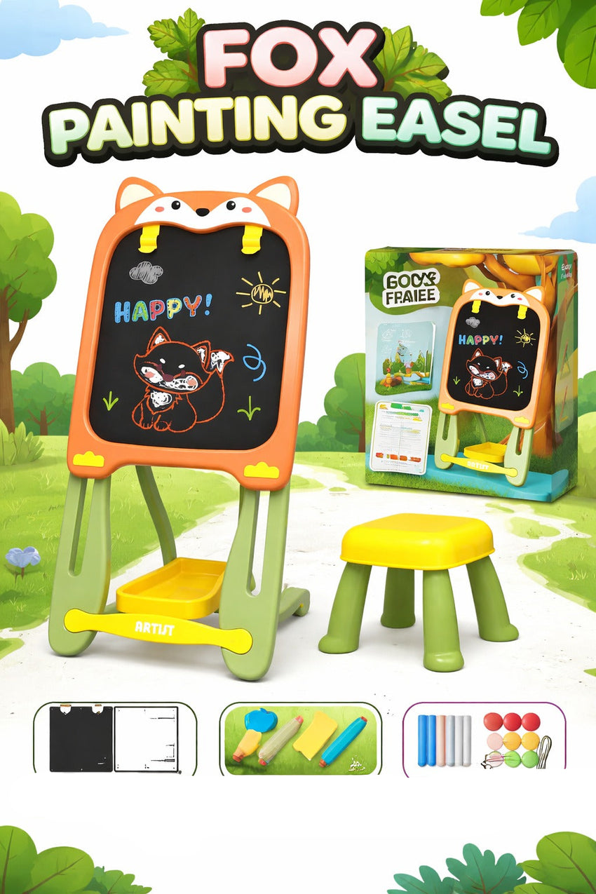 Magnetic Drawing Board with Chair - W2001-5