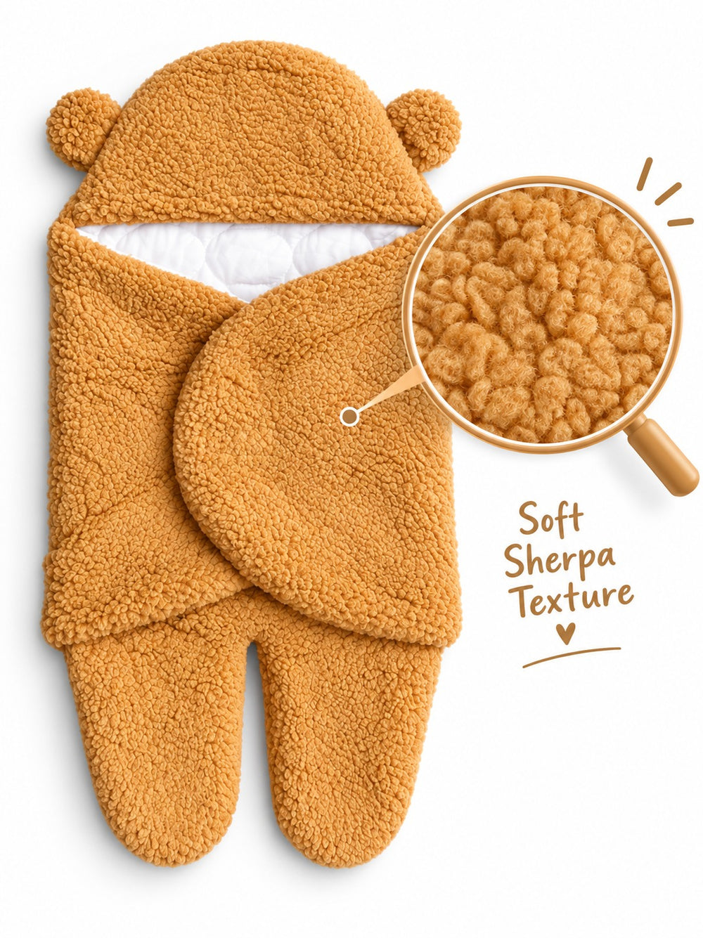 Cozy Baby Swaddle Blanket with Legs