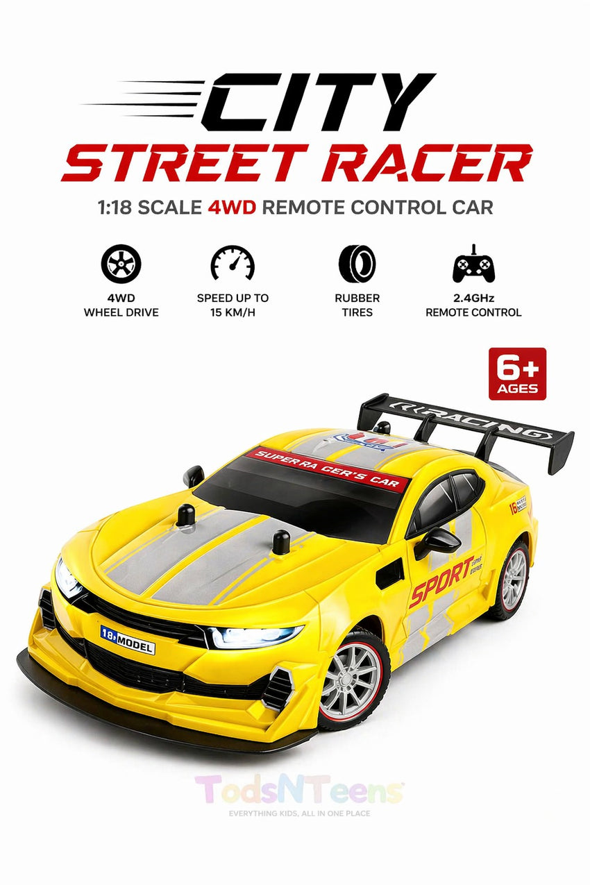 RC Drift Sports Car with Smoke - 161-RC01M
