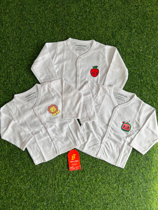 VP34-Pack of 3 Character Vest (0-9M)