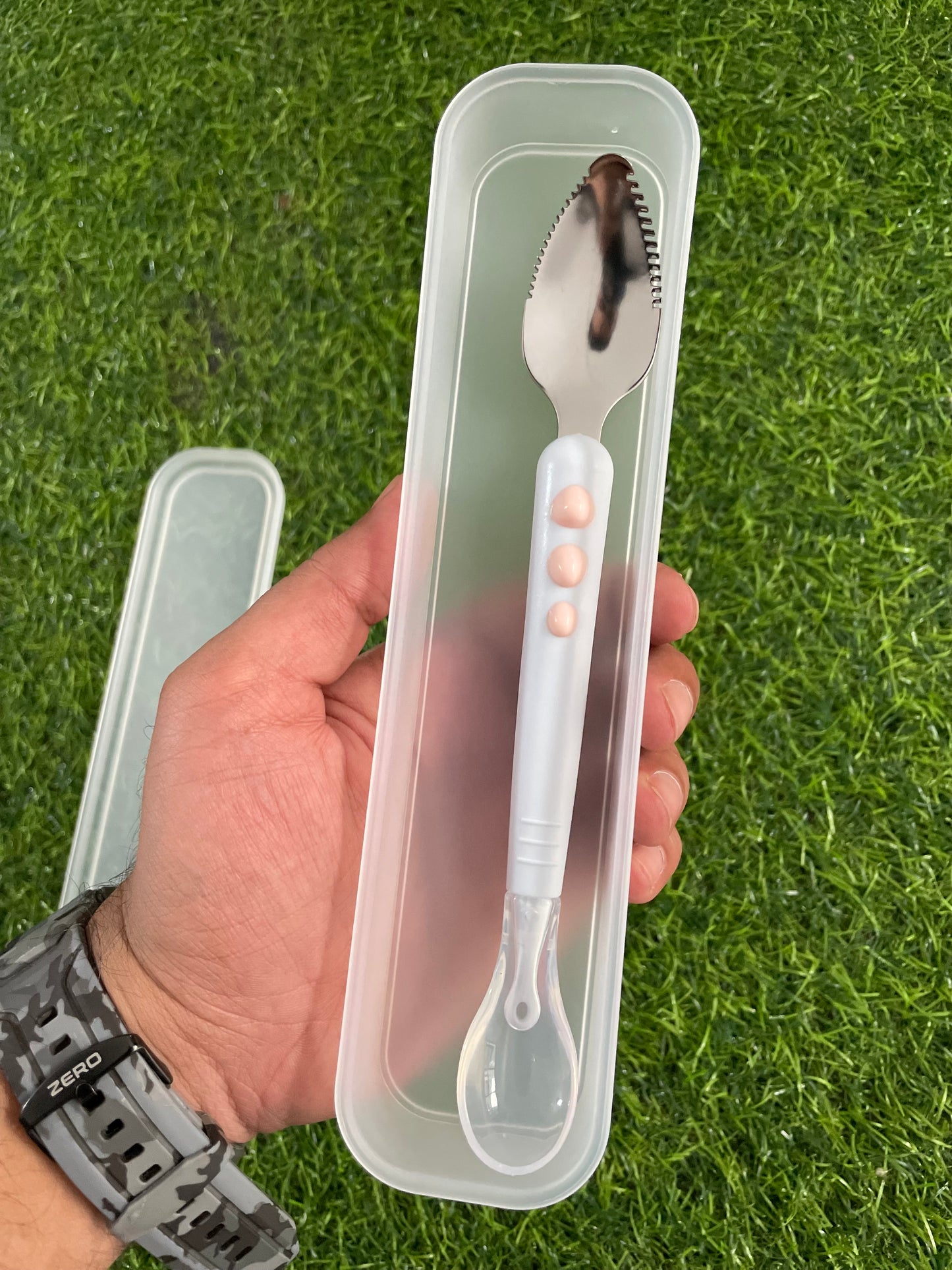 FE128-Scrapping Spoon Double Sided