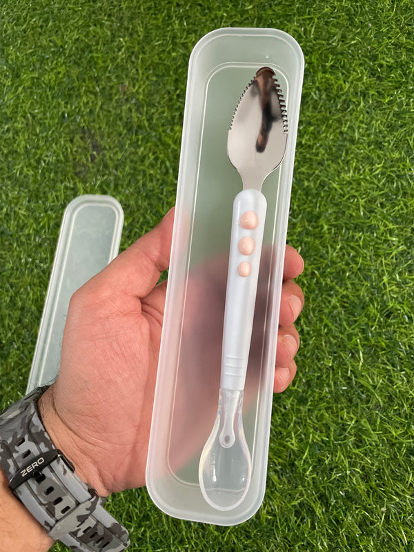 FE128-Scrapping Spoon Double Sided