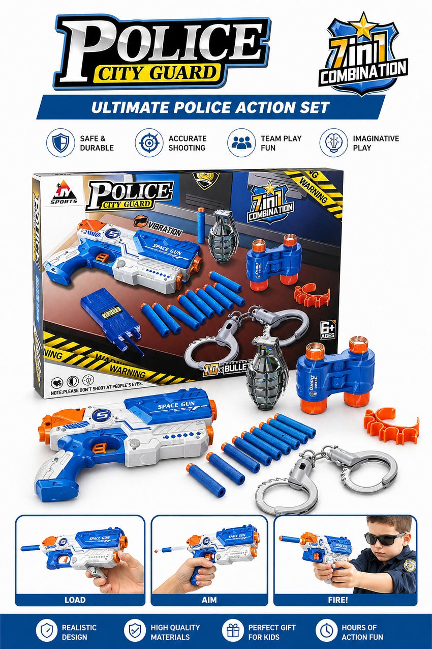 Police Shooting Soft Bullet Gun - SP698-40A