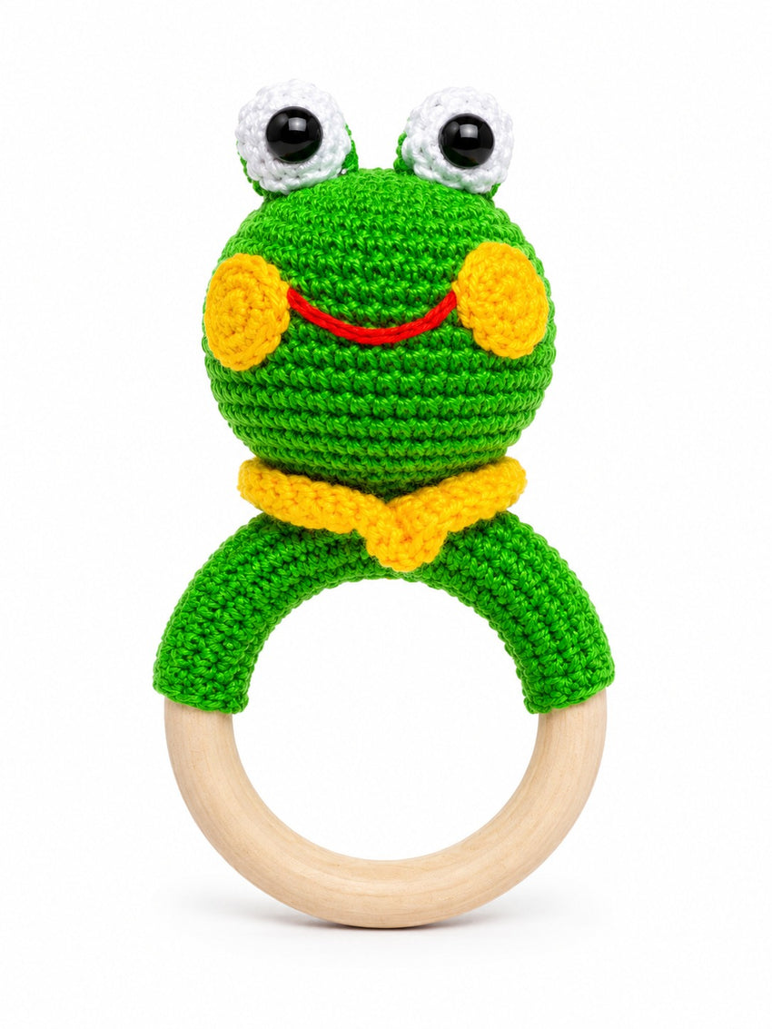 Crochet Rattle - Green