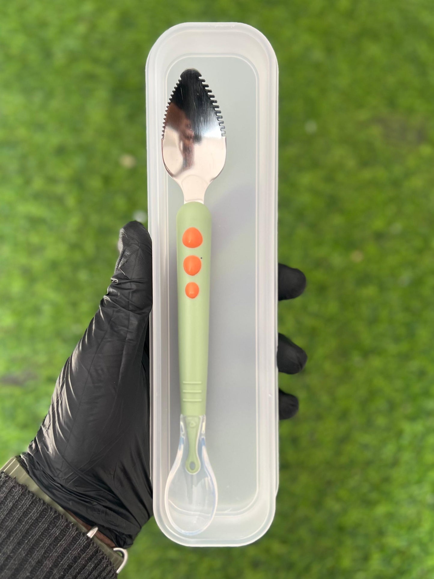 FE128-Scrapping Spoon Double Sided