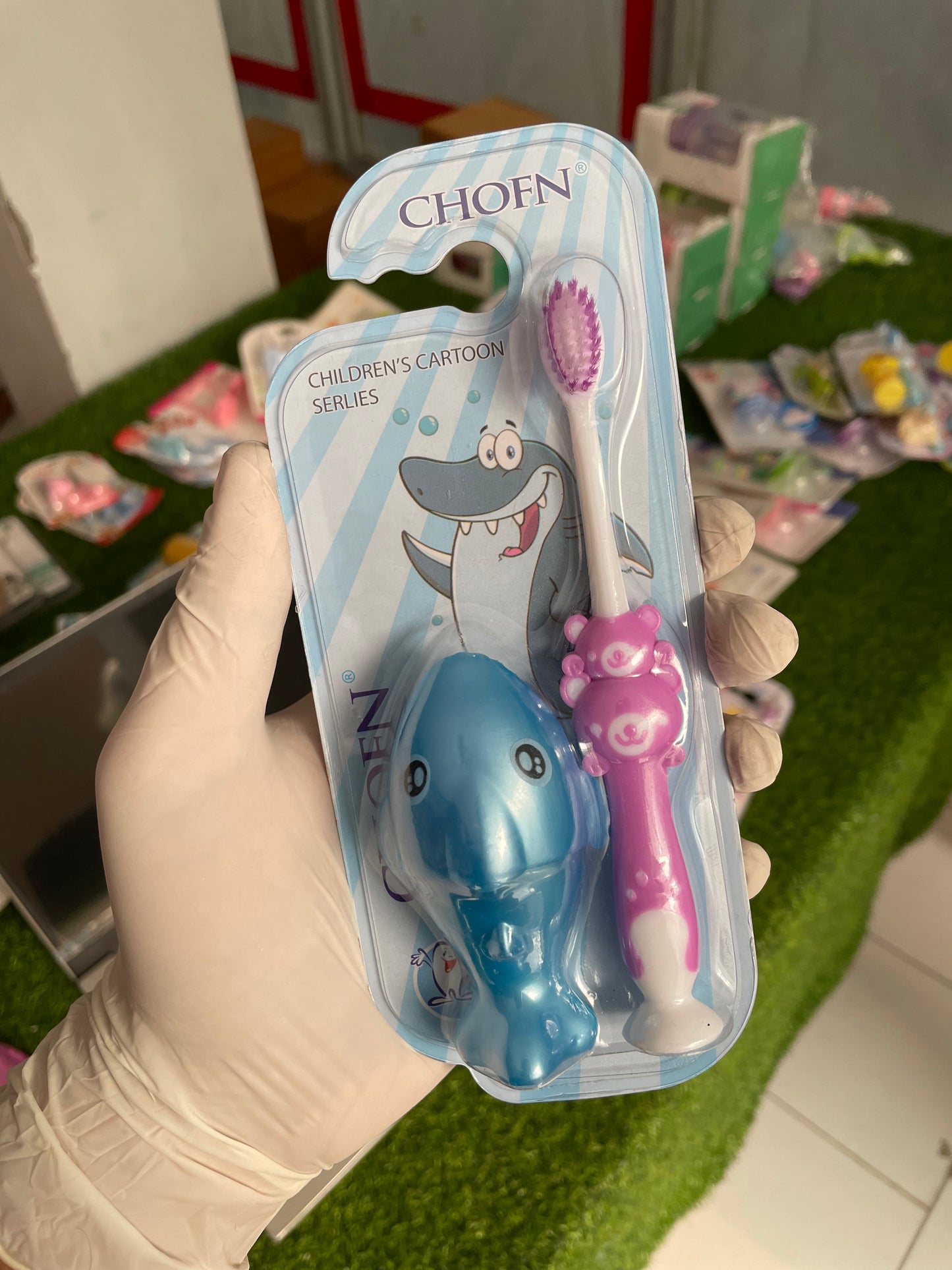 FE92-Toothbrush with Toy