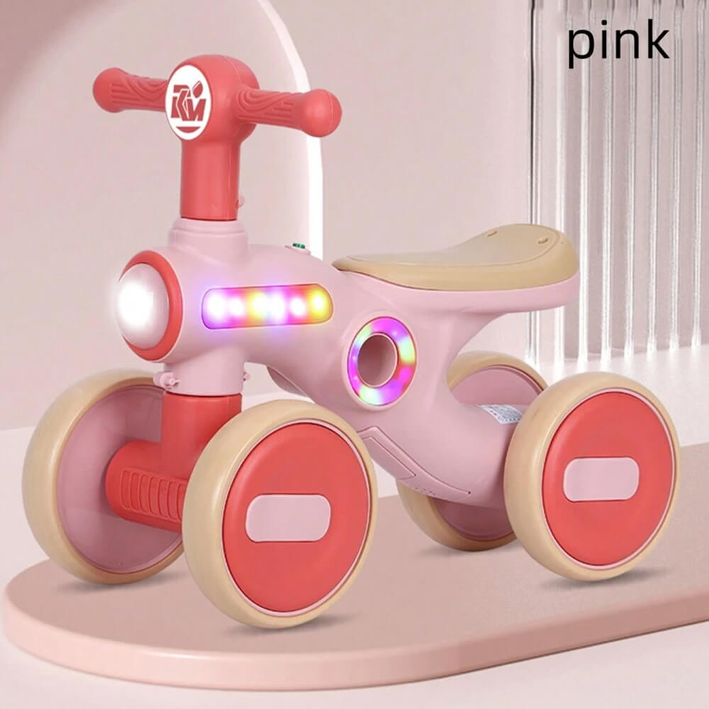Toddler Fiber Push-On Bike With Lights and Music-BZ-F8