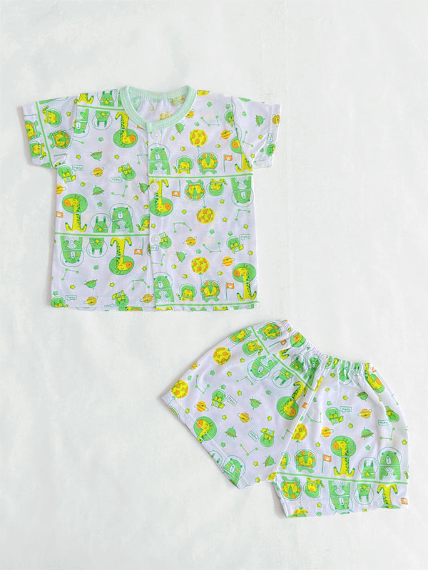 Cotton Short and Shirt Set