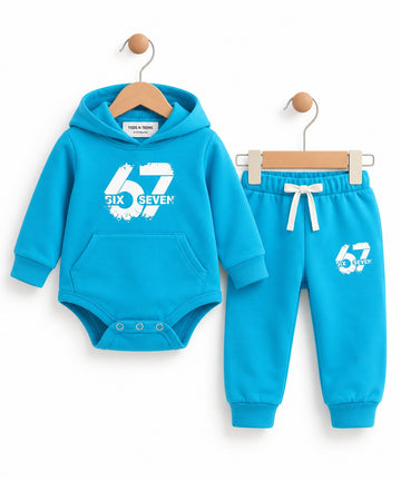 67 Baby Boy Hooded Tracksuit Set (6-36M)