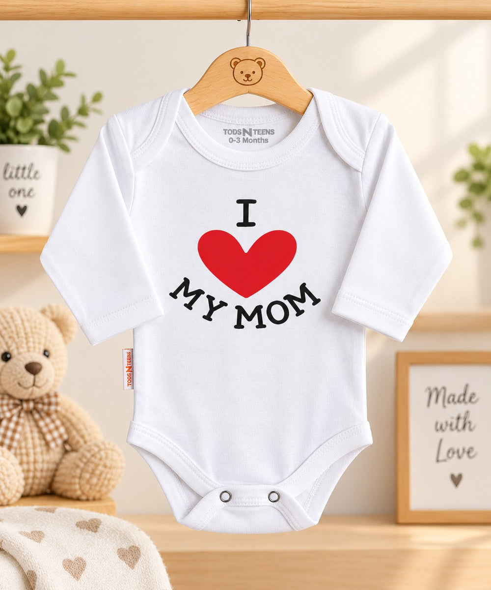 Printed Baby Full Sleeves Bodysuits - 0-12M