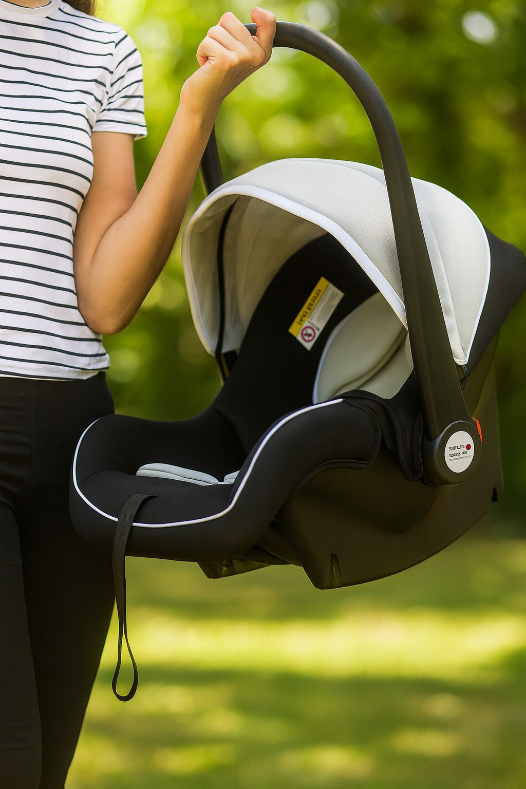 Black Carry Cot C005