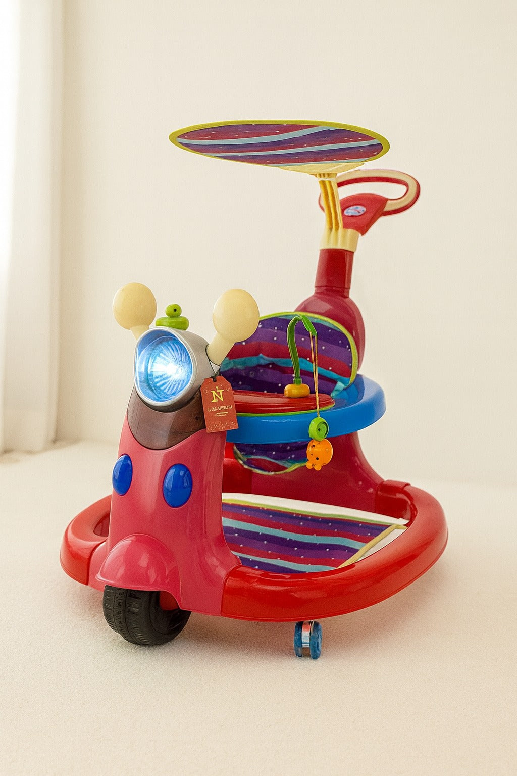 Cute Baby Walker With Awning-BZ-666-1