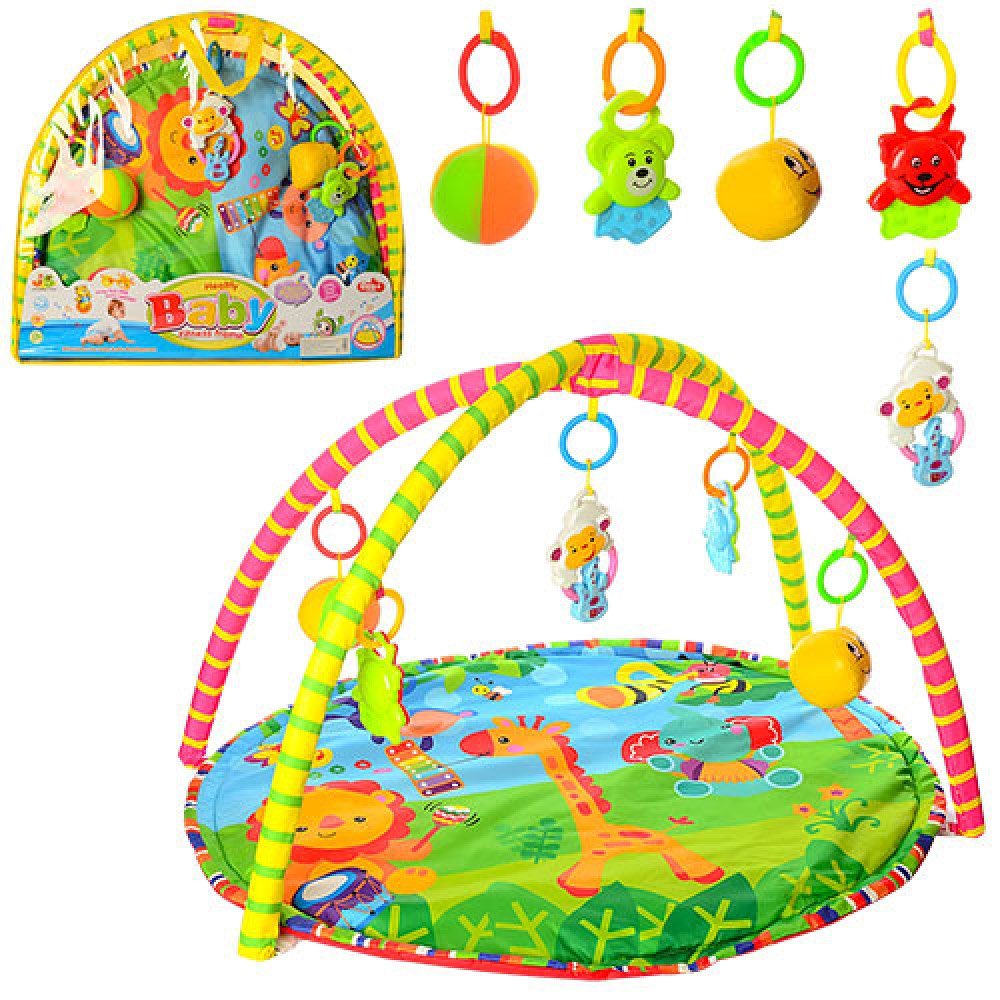 Baby Play Mat with Hanging Toys