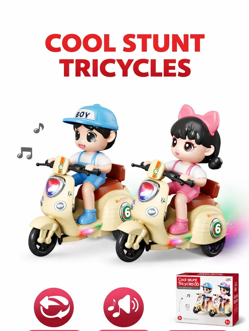 1Pc B/O Stunt Tricycle - 691B