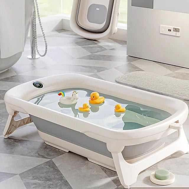 Imported Deluxe Large Baby Bather With Thermometer - 6011