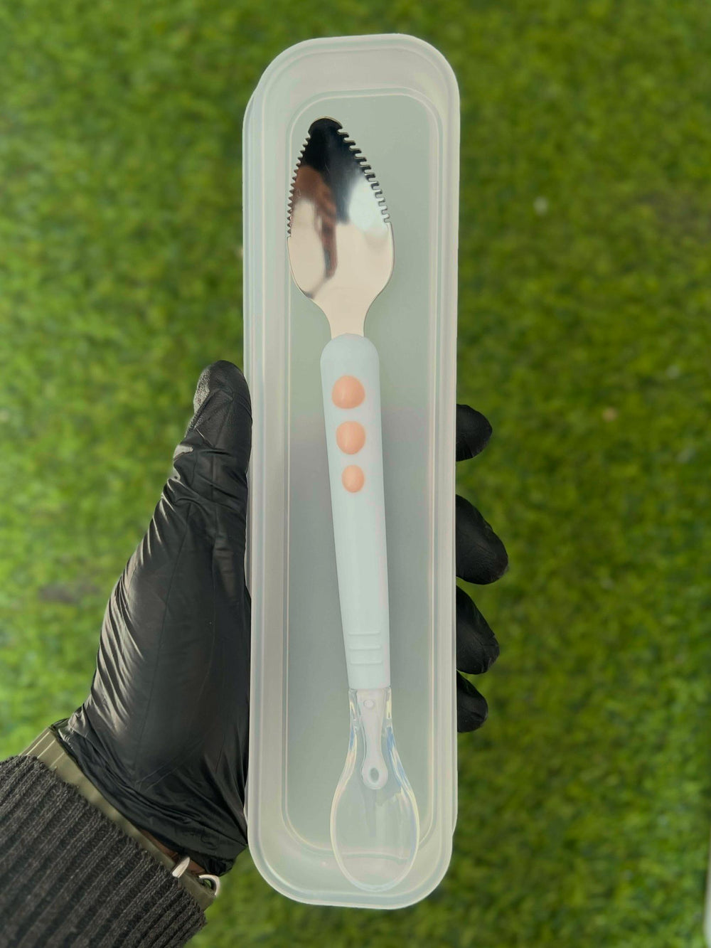 FE128-Scrapping Spoon Double Sided