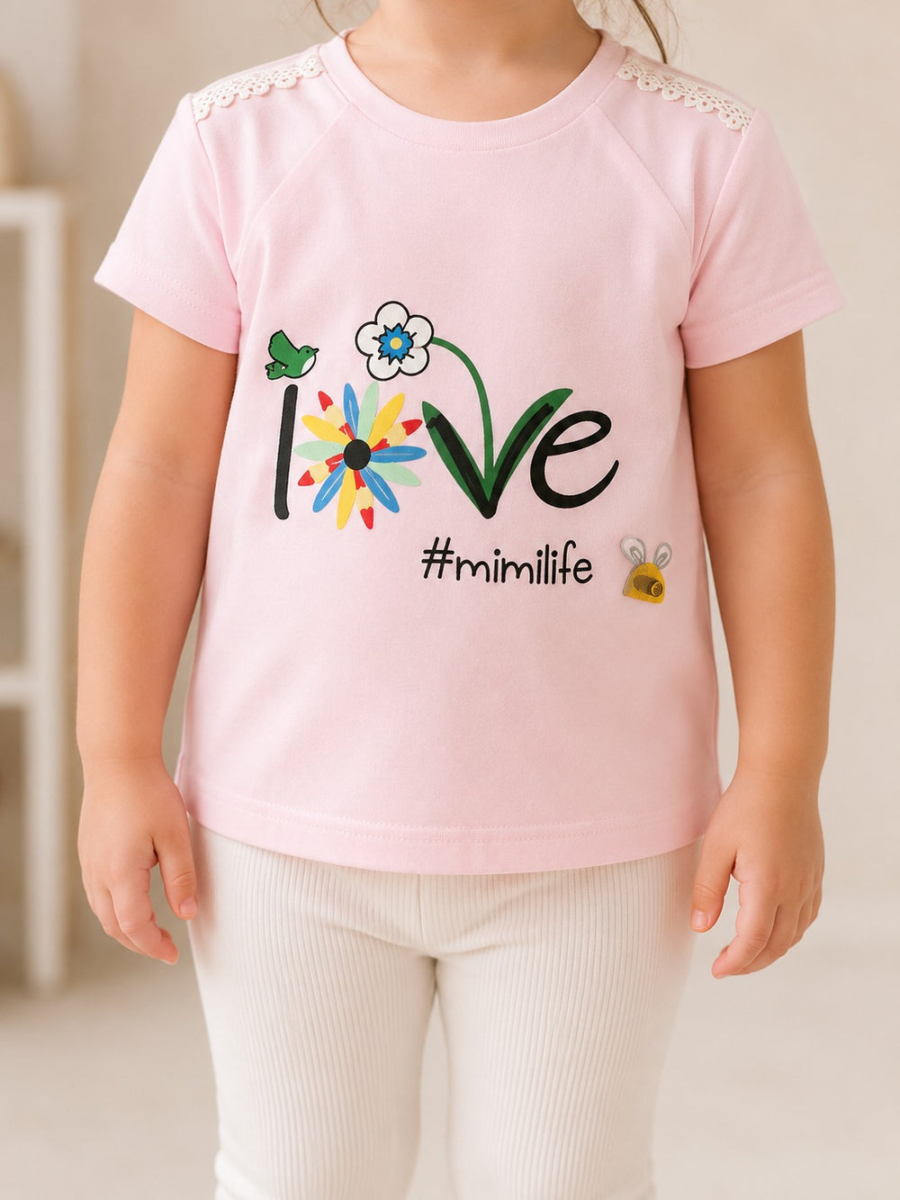 Girls T-Shirt (9-36M) - Pink