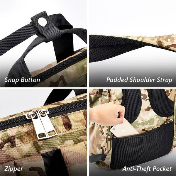 DB189-Little & Luke Bag w/ Hooks-Camouflage