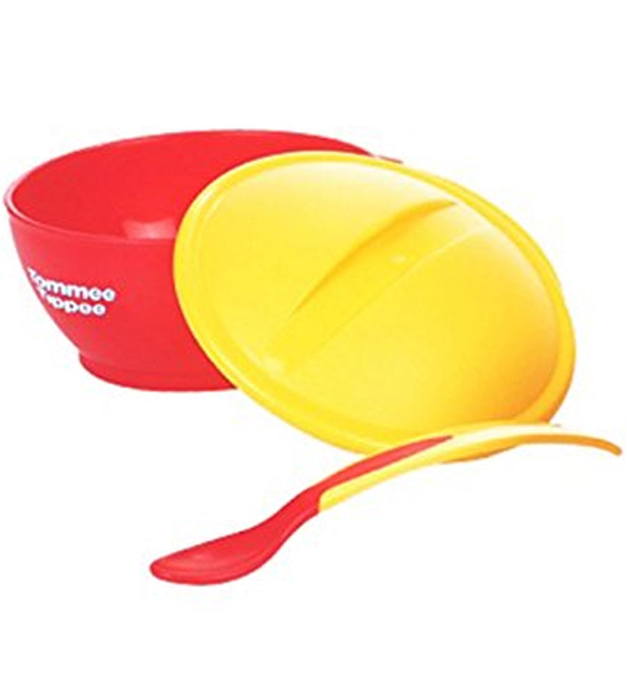 Weaning Bowl With Heat Sensing Spoon Tommee Tippee 430507