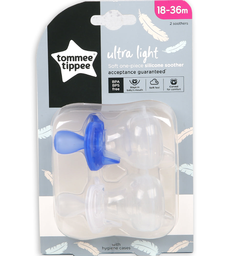 18-36M Silicone Soother 2-PK Tommee Tippee 433455