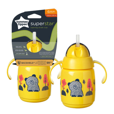 300ML 1X TRNR Straw Cup AL IL Yellow Tommee Tippee 447831